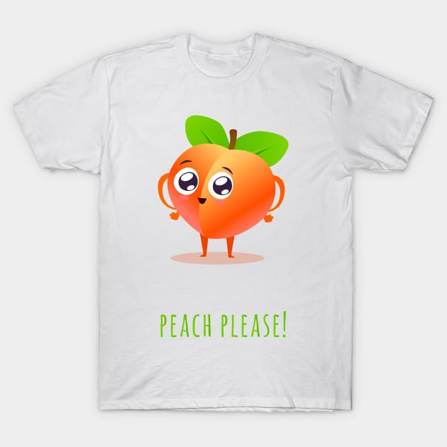 Peach Please! T-Shirt by Alessandro Aru